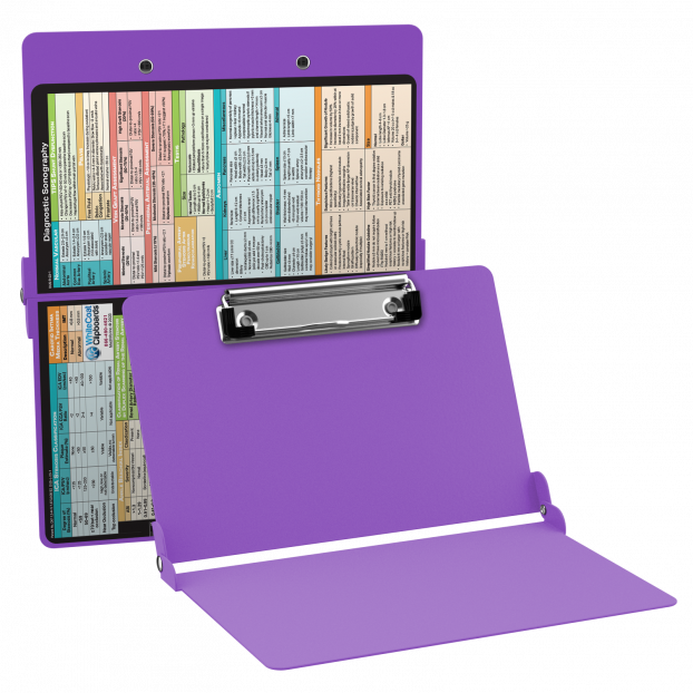 WhiteCoat Clipboard® - Lilac Diagnostic Sonography Edition