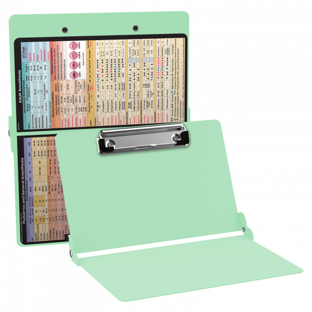 WhiteCoat Clipboard® - Mint Anesthesia Edition