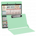 WhiteCoat Clipboard® - Mint Crime Scene Investigation Edition