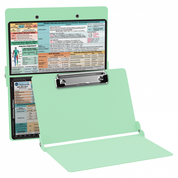 WhiteCoat Clipboard® - Mint Dietitian Edition
