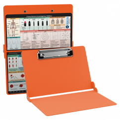 WhiteCoat Clipboard® - Orange Crime Scene Investigation Edition
