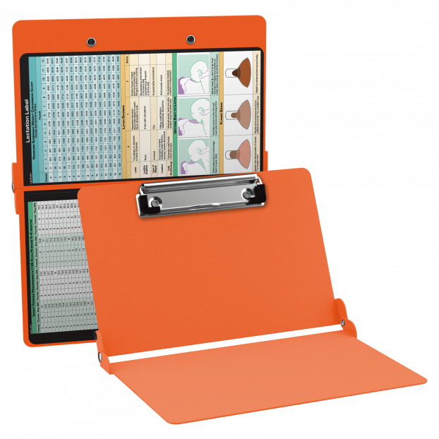 WhiteCoat Clipboard® - Orange Lactation Consultant Edition