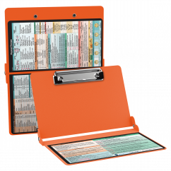 WhiteCoat Clipboard® - Orange Physical Therapy Edition