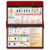 WhiteCoat Clipboard® - Red Crime Scene Investigation Edition