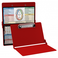 WhiteCoat Clipboard® - Red Dental Edition