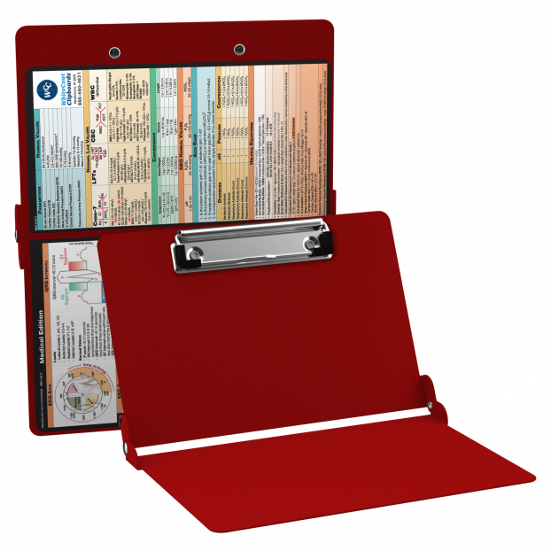 WhiteCoat Clipboard® - Red Medical Edition