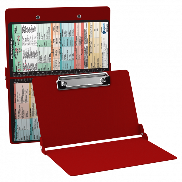 WhiteCoat Clipboard® - Red Pharmacy Edition