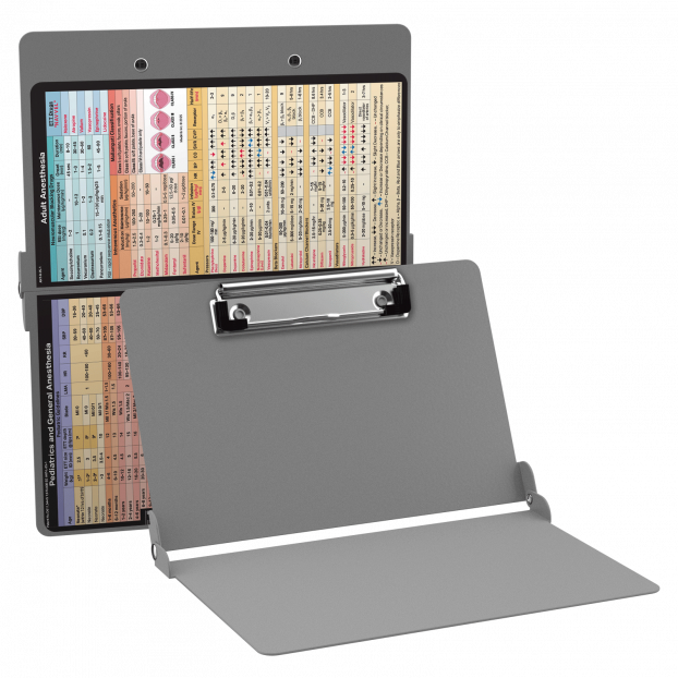 WhiteCoat Clipboard® - Silver Anesthesia Edition