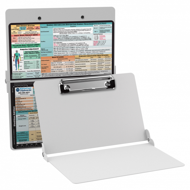 WhiteCoat Clipboard® - White Dietitian Edition