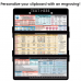 WhiteCoat Clipboard® Trifold - Black Anesthesia Edition