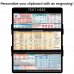 WhiteCoat Clipboard® Trifold - Blackout Anesthesia Edition