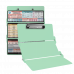 WhiteCoat Clipboard® Trifold - Mint Anesthesia Edition