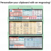 WhiteCoat Clipboard® Trifold - Mint Anesthesia Edition