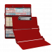 WhiteCoat Clipboard® Trifold - Red Anesthesia Edition