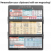 WhiteCoat Clipboard® Trifold - Silver Anesthesia Edition