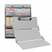 WhiteCoat Clipboard® Trifold - White Anesthesia Edition