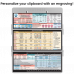 WhiteCoat Clipboard® Trifold - White Anesthesia Edition