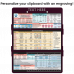 WhiteCoat Clipboard® Trifold - Wine Anesthesia Edition