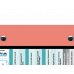 WhiteCoat Clipboard® Trifold - Coral Cardiology Edition