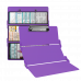 WhiteCoat Clipboard® Trifold - Lilac Cardiology Edition