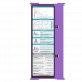 WhiteCoat Clipboard® Trifold - Lilac Cardiology Edition