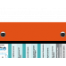 WhiteCoat Clipboard® Trifold - Orange Cardiology Edition