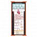 WhiteCoat Clipboard® Trifold - Orange Cardiology Edition