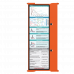 WhiteCoat Clipboard® Trifold - Orange Cardiology Edition