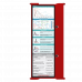 WhiteCoat Clipboard® Trifold - Red Cardiology Edition