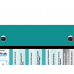 WhiteCoat Clipboard® Trifold - Teal Cardiology Edition