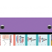 WhiteCoat Clipboard® Trifold - Lilac EMT Edition