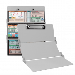 WhiteCoat Clipboard® Trifold  - White EMT Edition