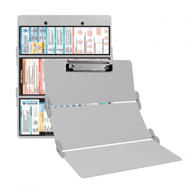 WhiteCoat Clipboard® Trifold  - White EMT Edition