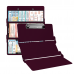 WhiteCoat Clipboard® Trifold - Wine EMT Edition