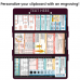 WhiteCoat Clipboard® Trifold - Wine EMT Edition