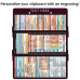 WhiteCoat Clipboard® Trifold - Wine Neonatal Edition