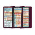 WhiteCoat Clipboard® Trifold - Wine Neonatal Edition