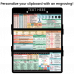 WhiteCoat Clipboard® Trifold - Black Nursing Edition