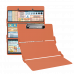 WhiteCoat Clipboard® Trifold - Coral Nursing Edition