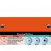 WhiteCoat Clipboard® Trifold - Orange Nursing Edition