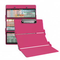 WhiteCoat Clipboard® Trifold - Pink Nursing Edition