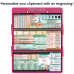 WhiteCoat Clipboard® Trifold - Pink Nursing Edition
