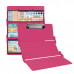 WhiteCoat Clipboard® Trifold - Pink Nursing Edition