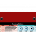 WhiteCoat Clipboard® Trifold - Red Nursing Edition