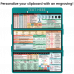 WhiteCoat Clipboard® Trifold - Teal Nursing Edition