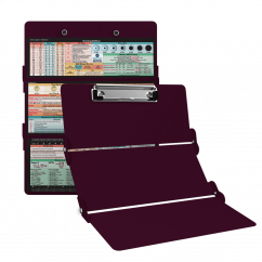 WhiteCoat Clipboard® Trifold - Wine Nursing Edition