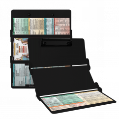 WhiteCoat Clipboard® Trifold - Blackout Occupational Therapy Edition