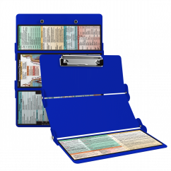 WhiteCoat Clipboard® Trifold - Blue Occupational Therapy Edition