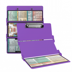 WhiteCoat Clipboard® Trifold - Lilac Occupational Therapy Edition