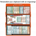 WhiteCoat Clipboard® Trifold - Orange Occupational Therapy Edition